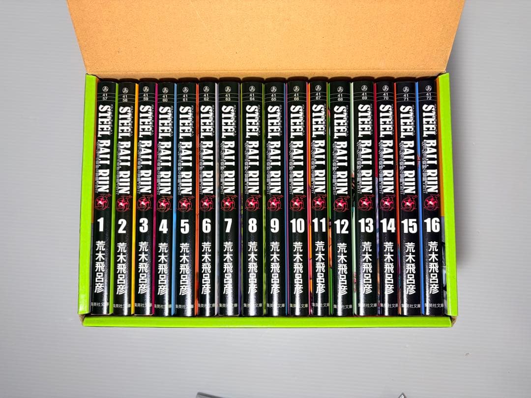 収納BOX付き‼️ スティールボールラン 全巻 文庫 1〜16 荒木飛呂彦
