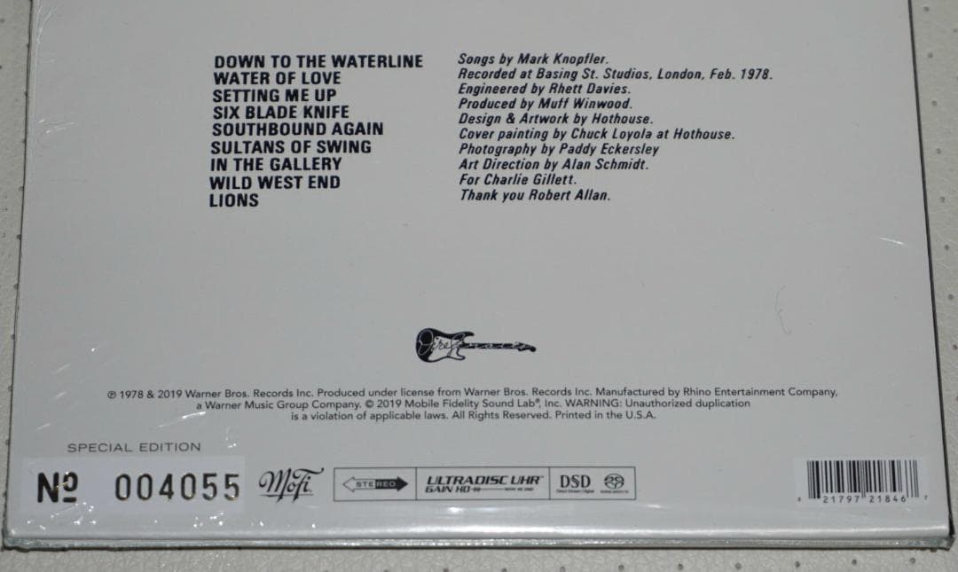 新品 SACD　ダイアー・ストレイツ　DIRE STRAITS