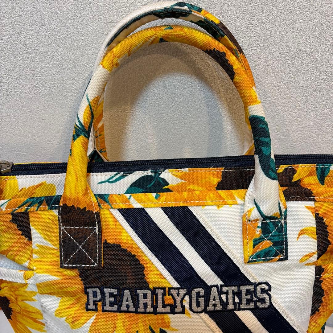 PEARLY GATES ひまわり柄トートバッグ