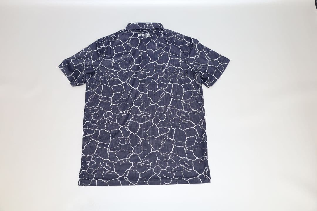 PING クラックパターン ゴルフシャツ Lサイズ