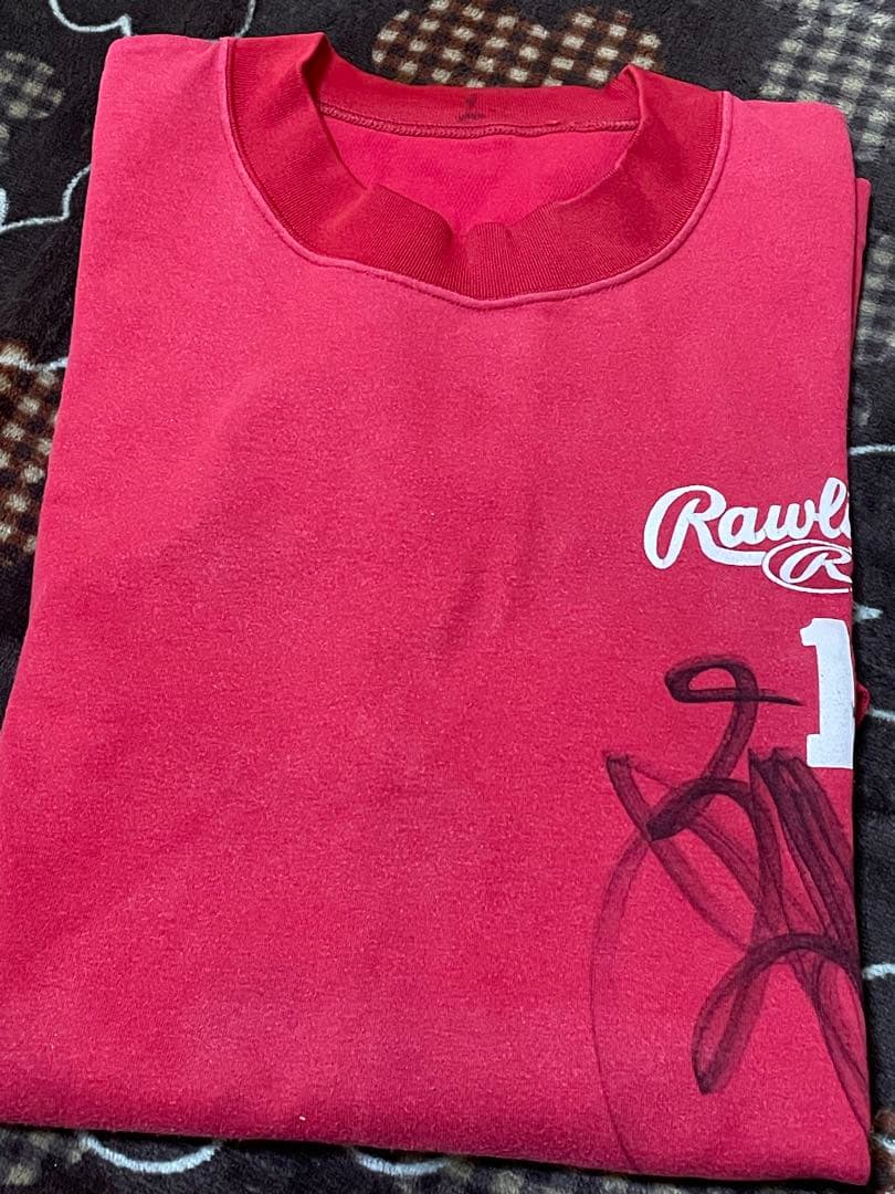 前田智徳 実使用アンダーシャツ　直筆サイン入り ◆ 広島東洋カープ　ローリングス