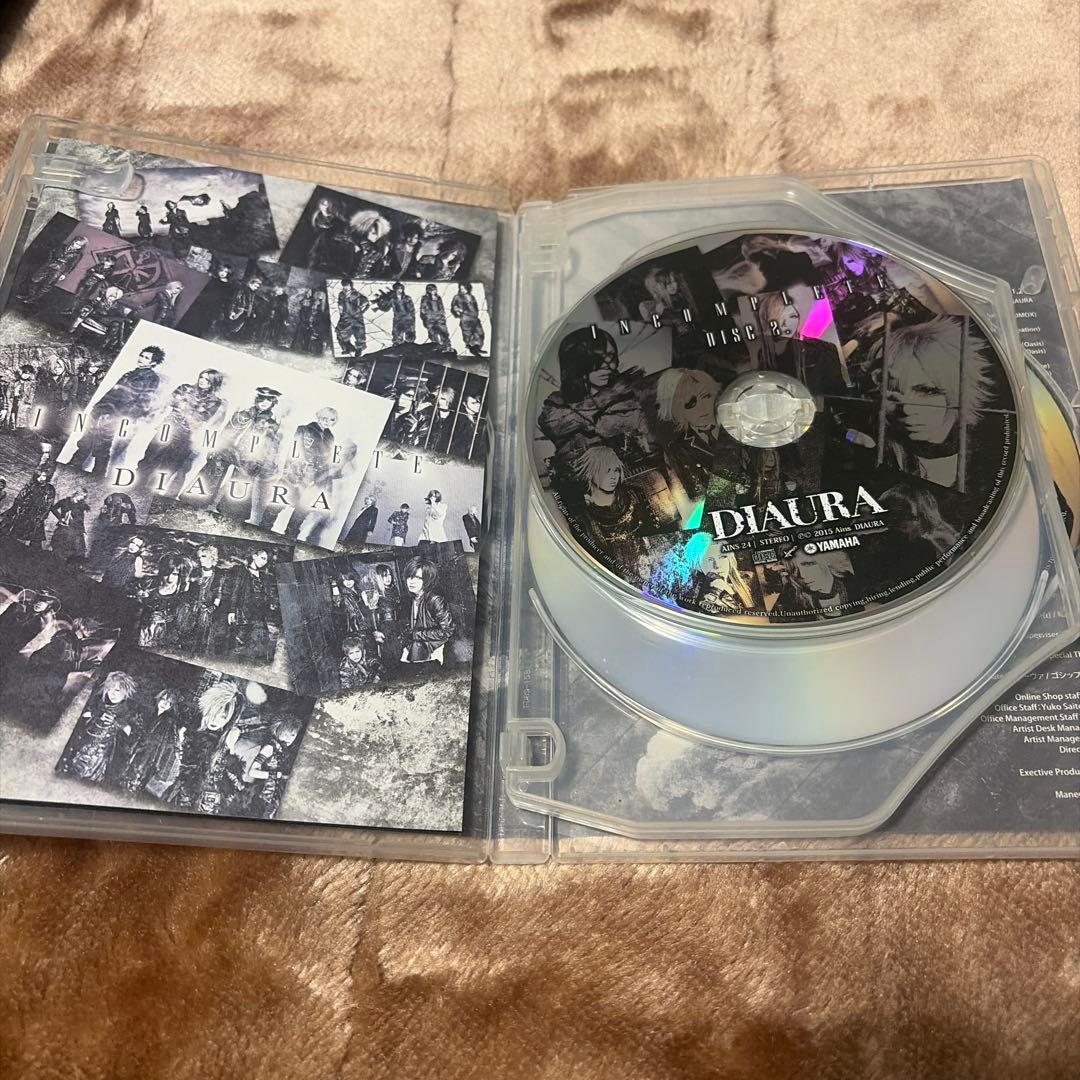ミュージック DIAURA INCOMPLETE CD &DVD