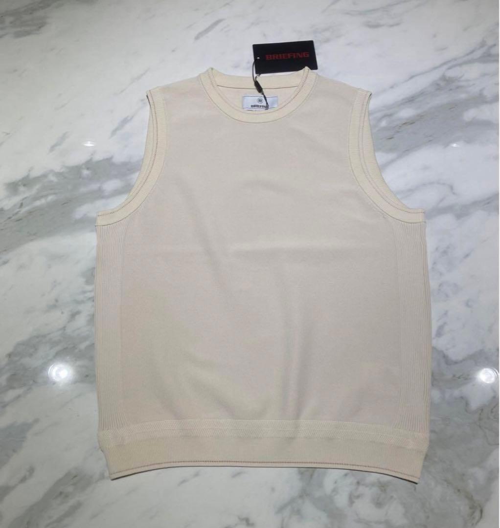 【新品・タグ付き】BRIEFING レディース ベスト アイボリー ベージュS