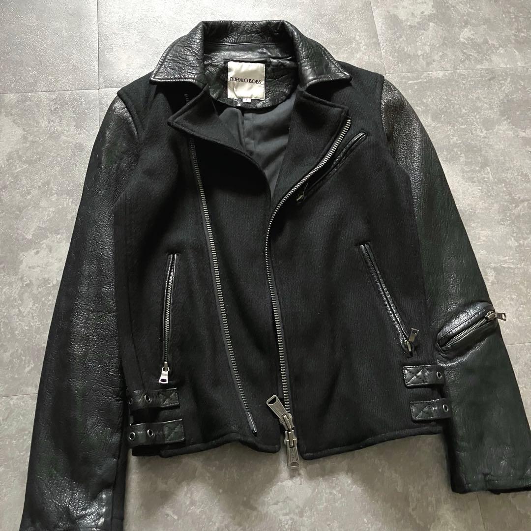 ジャケット・アウター buffalo bobs gimmick leather jkt archive