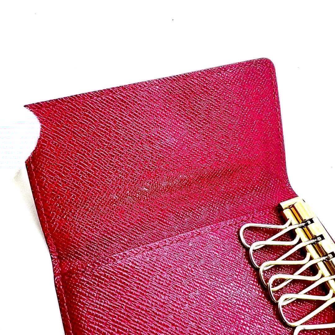 【極美品】 ルイヴィトン モノグラム ミュルティクレ6 フューシャ