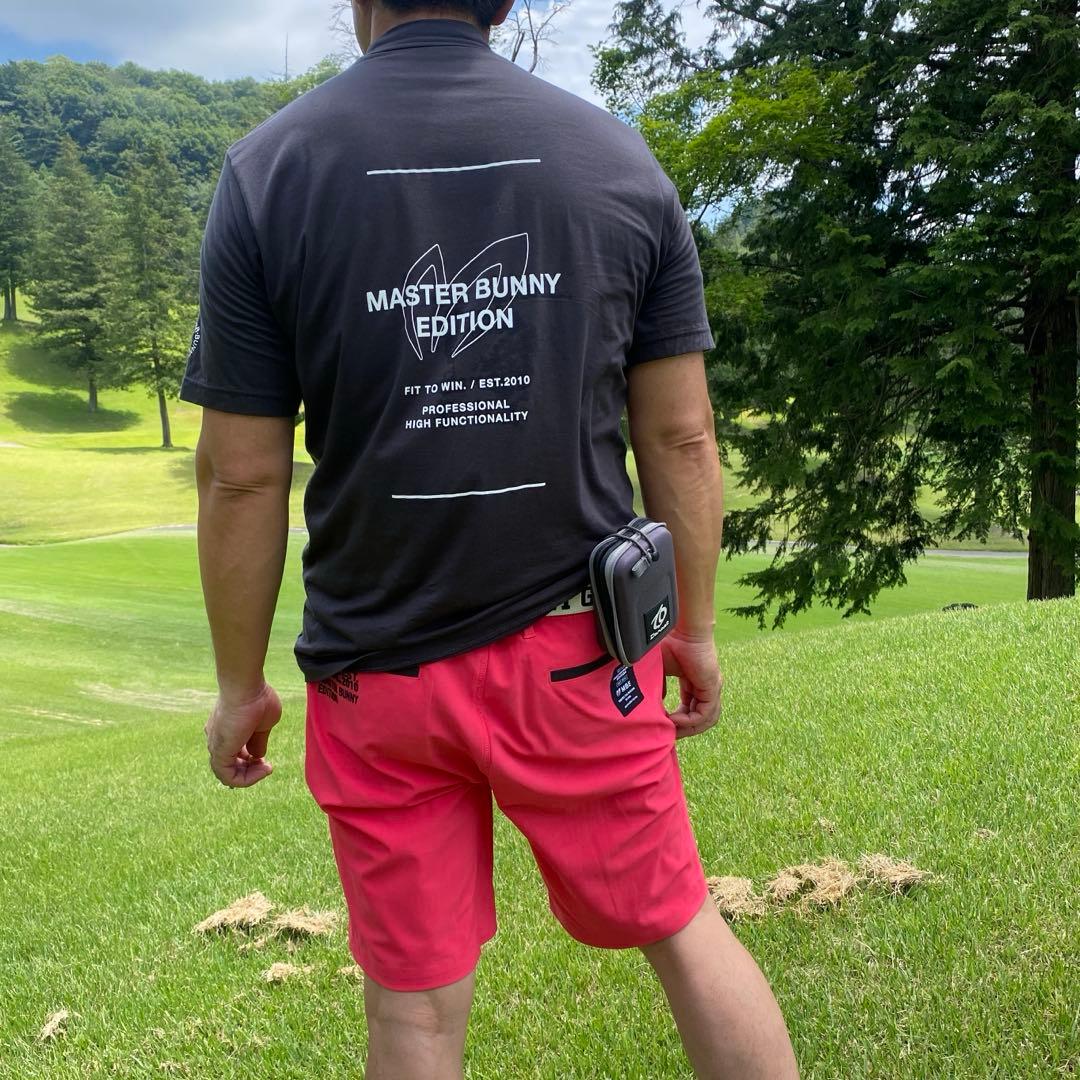 パーリーゲイツ☆新品 ベア天シルケットグレース加工 半袖ハイネックカットソー