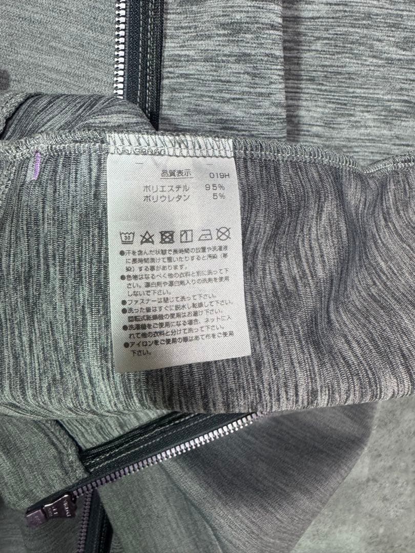 【超美品1点限り】ヨネックス ジップアップパーカー ウォームアップLサイズグレー