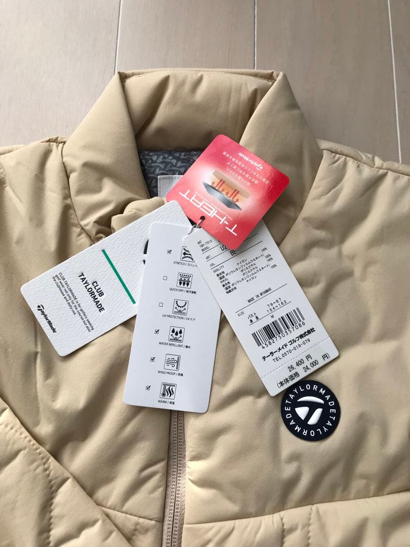 TAYLORMADE 中綿ベージュアウター