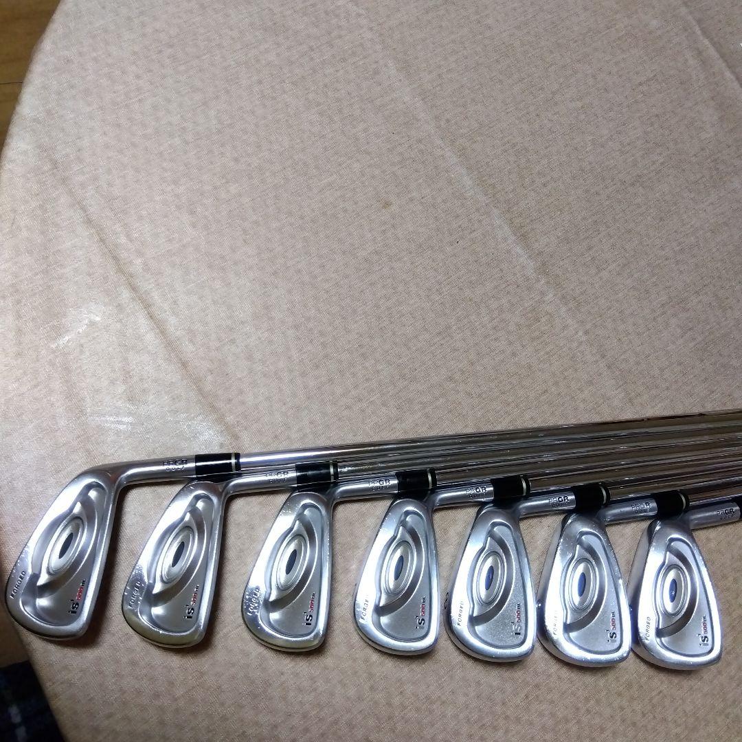 綺麗な状態 PRGR iS3500BL FORGED ４〜９.ＰＷ ７本【Ｓ】
