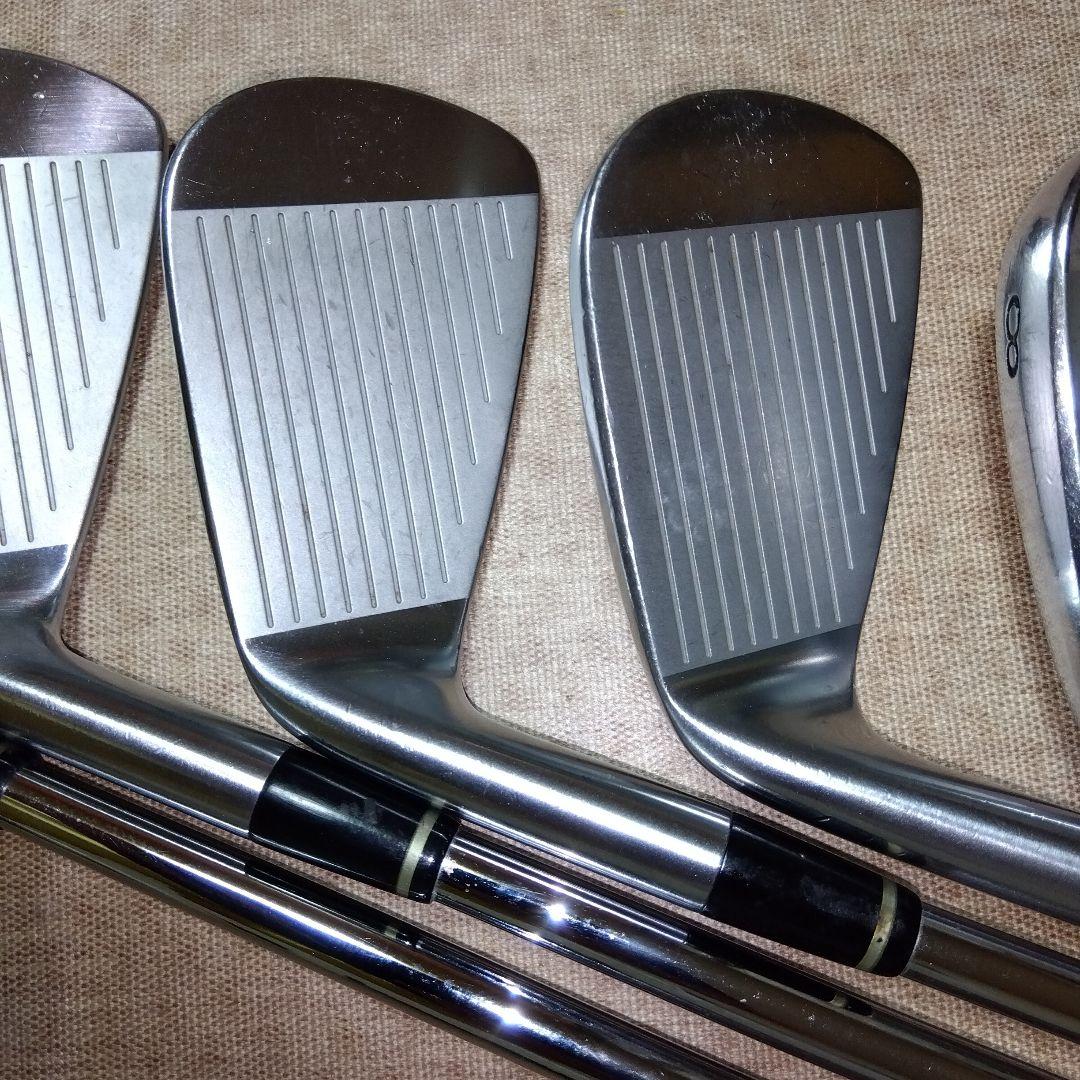 綺麗な状態 PRGR iS3500BL FORGED ４〜９.ＰＷ ７本【Ｓ】