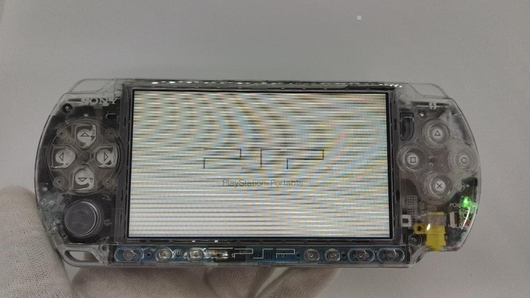 PSP 3000 すぐ遊べるセット【美品・カスタム】スケルトン　オプション追加