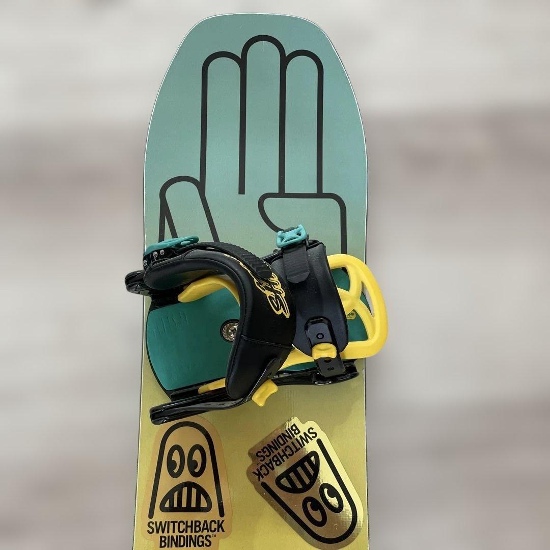 キッズ　バタレオンスノーボード、バインディングセット