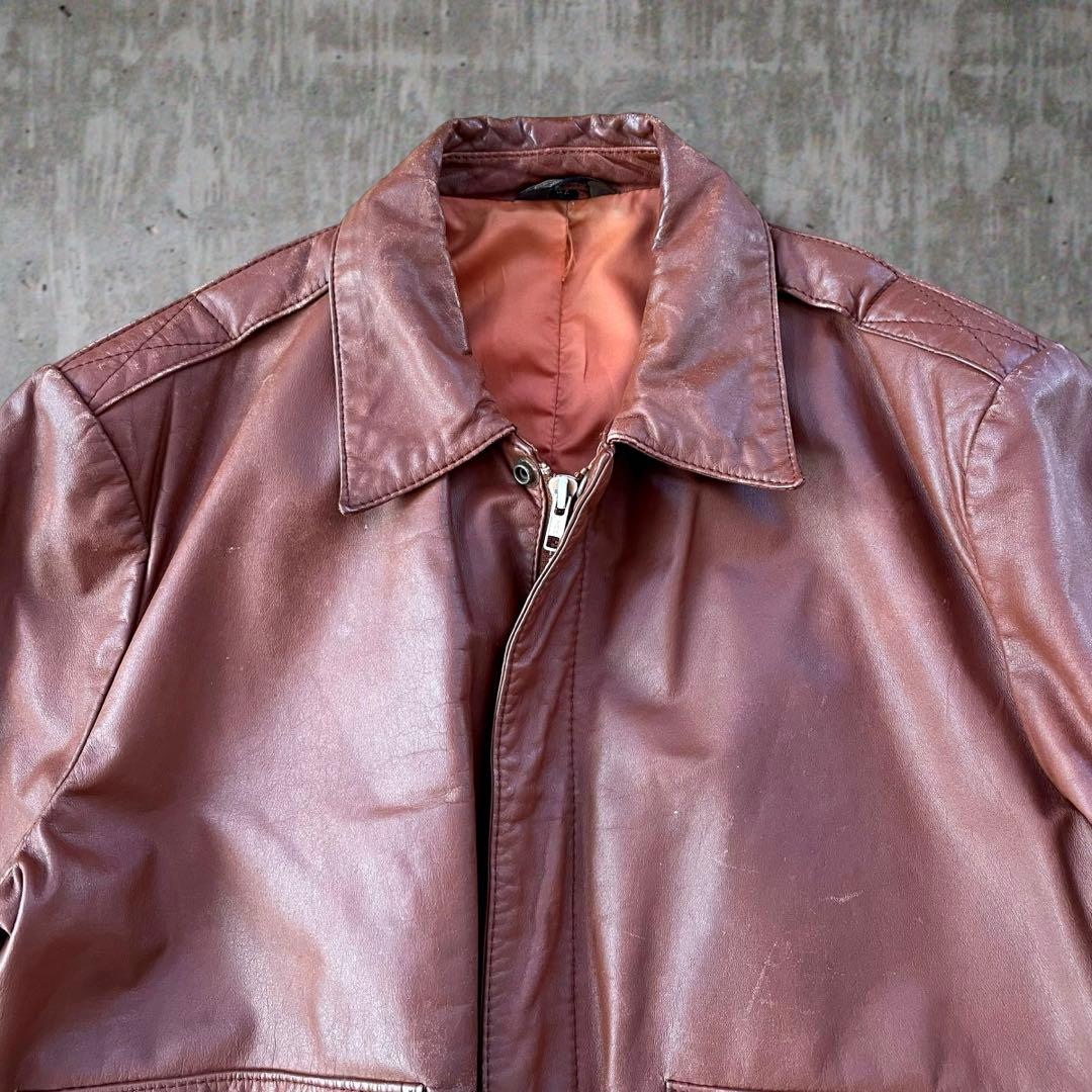 90's A-2 G-1 短丈 レザー フライトジャケット サイズ42 菅田将暉