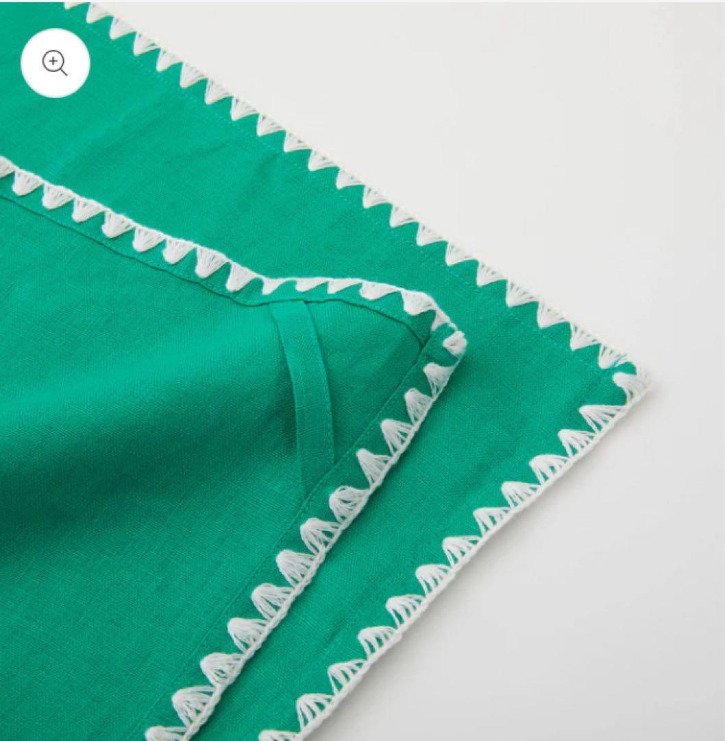 新品未開封　滝沢眞規子さんプロデュース　エプロン　タキマキ　リネンエプロン