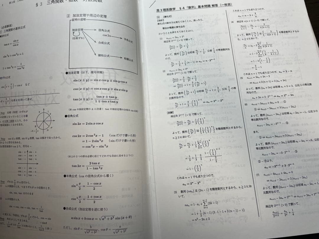 鉄緑会大阪校　高3理系数学　単元別演習