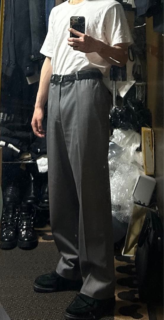 giorgio armani wool wide slacks 鈴木大志