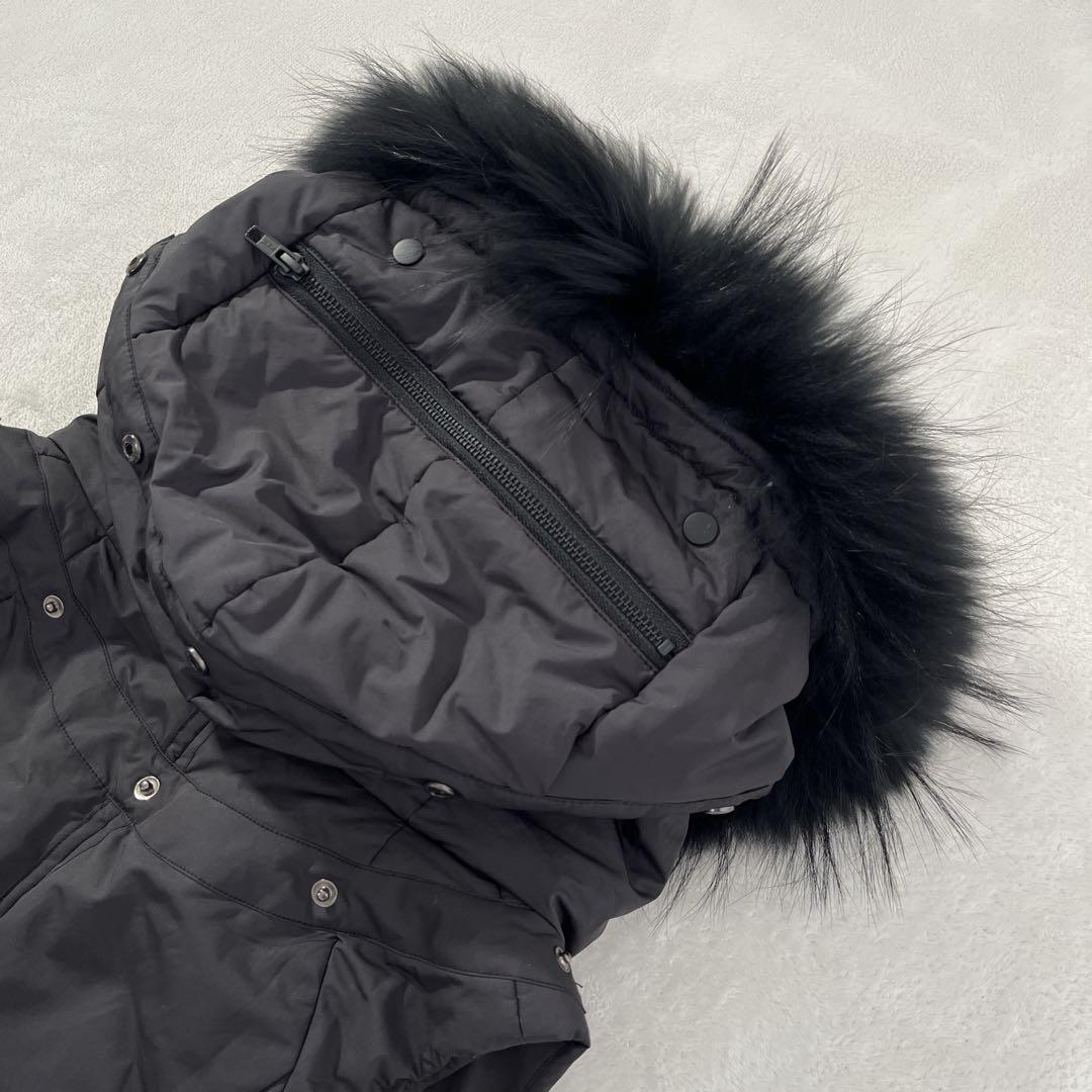 希少 未使用品 バッファローボブス ダウンベスト ファー ギミック