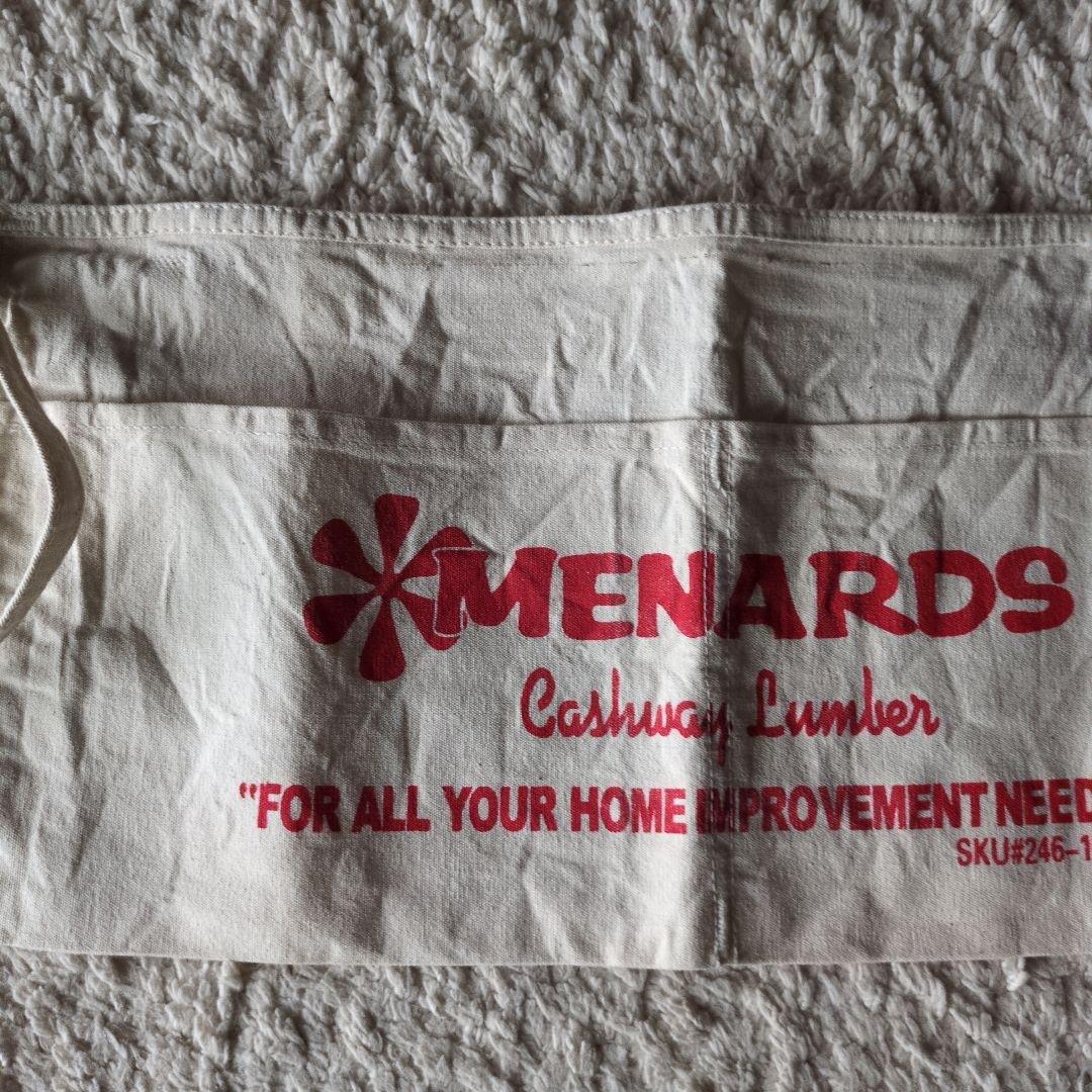 MENARDS　コットンキャンバスワークエプロン　ヴィンテージ