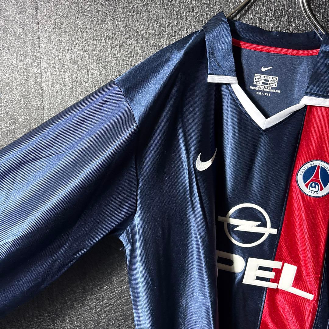 【★PSG】 古着 NIKE メンズ サッカー ユニフォーム 2XL 長袖 希少