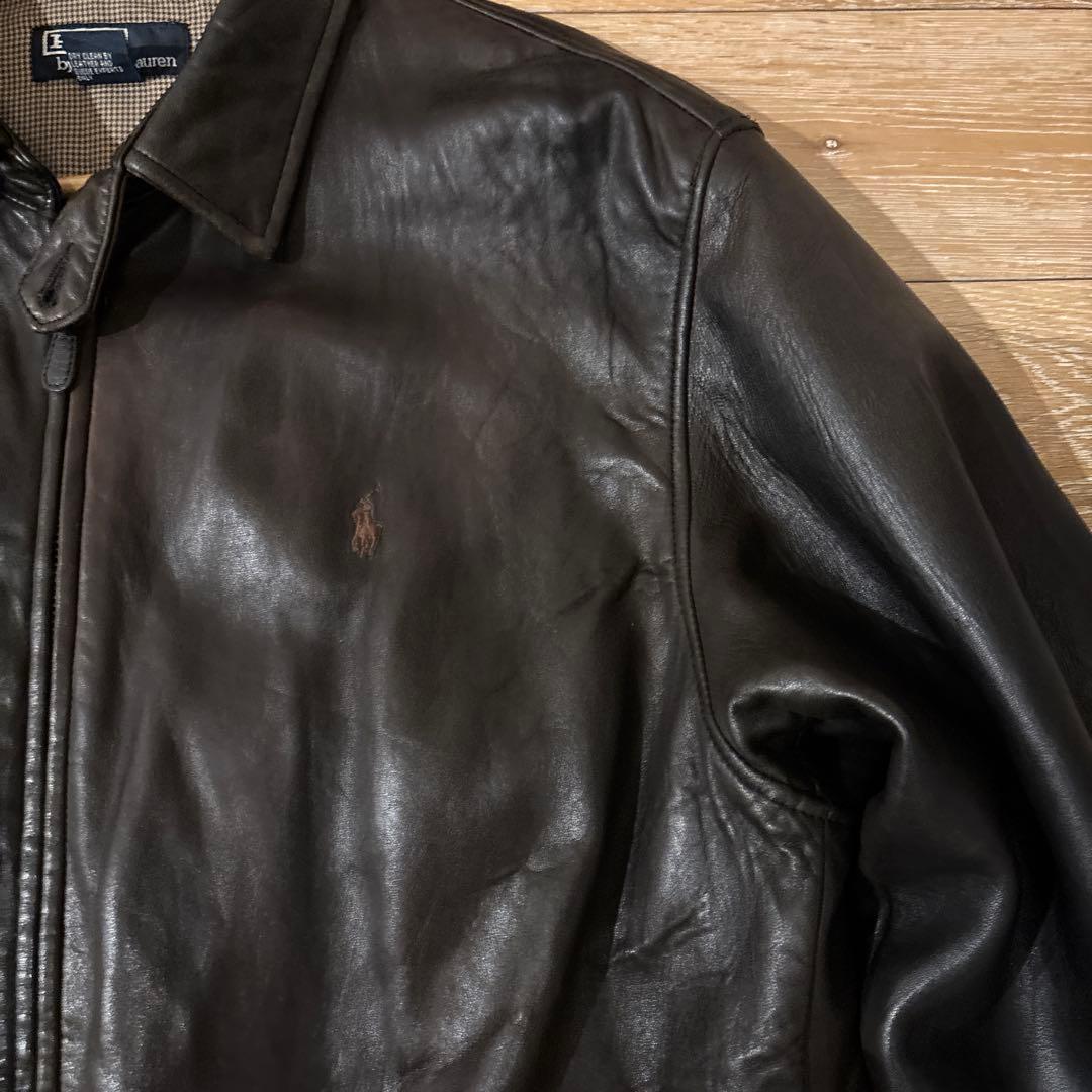 ジャケット・アウター Polo Ralph Lauren Brown leather jacket
