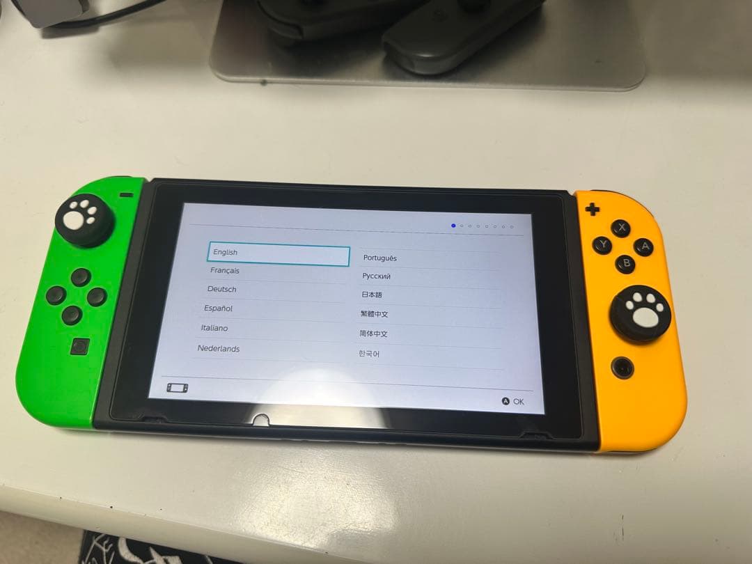 Nintendo Switch グリーンオレンジ Joy-Con