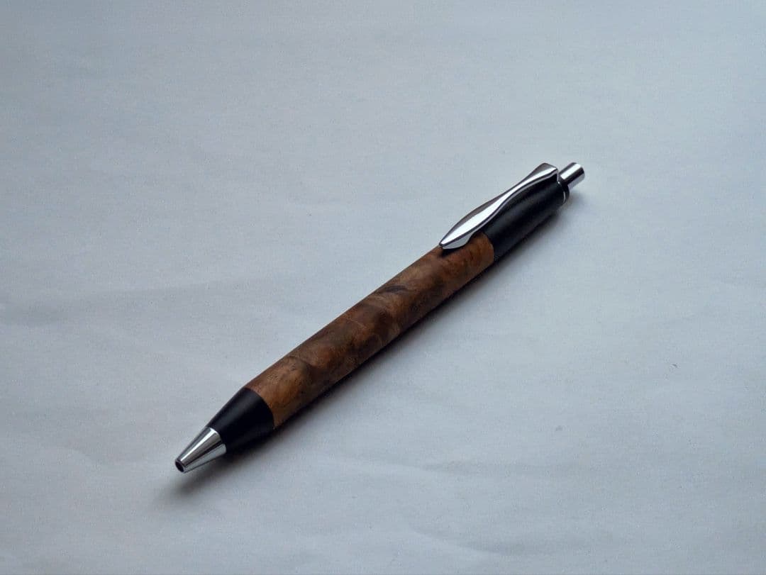 【今日限定値下げ】muku屋花梨瘤杢シャーペン　野原工芸似