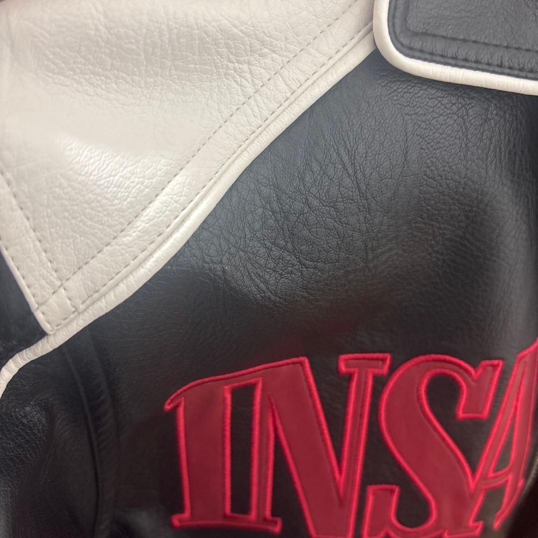 God's watching レザージャケット ブラック