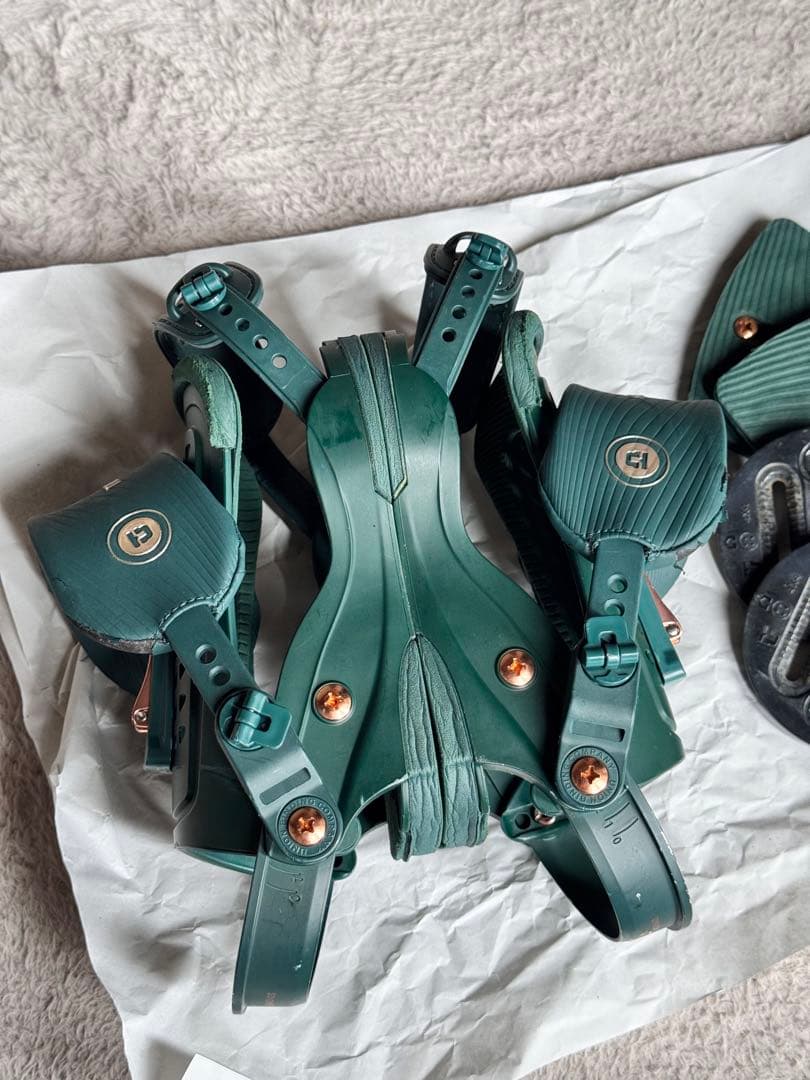 UNION TRILOGY ビンディング S ダークグリーン バイン