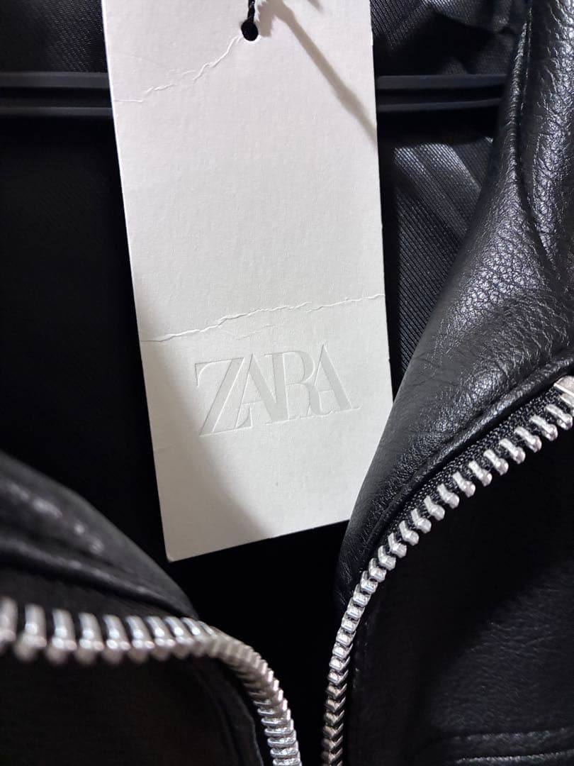 ZARAレザージャケットメンズ