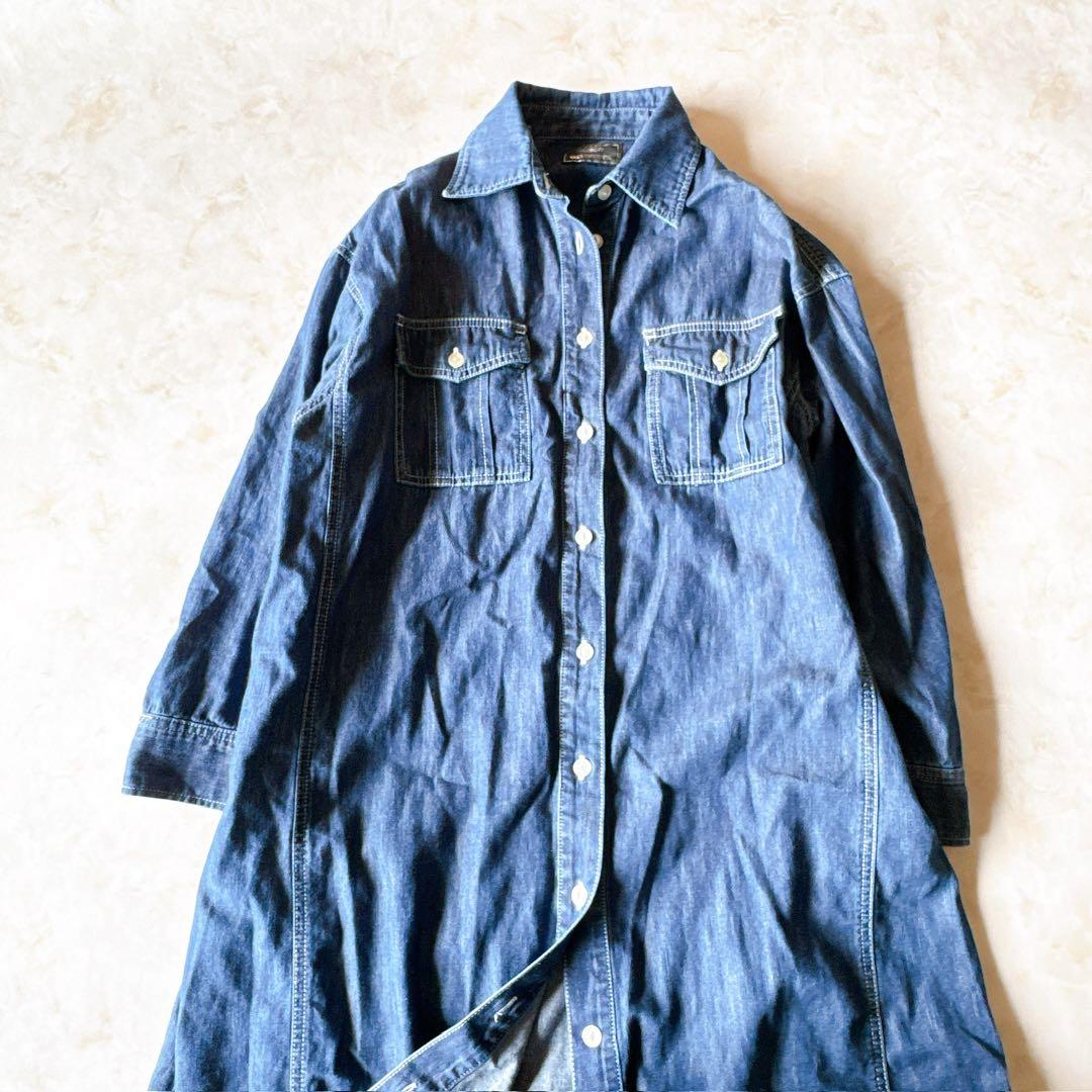 【極美品★】GRACE CONTINENTAL デニムシャツワンピース