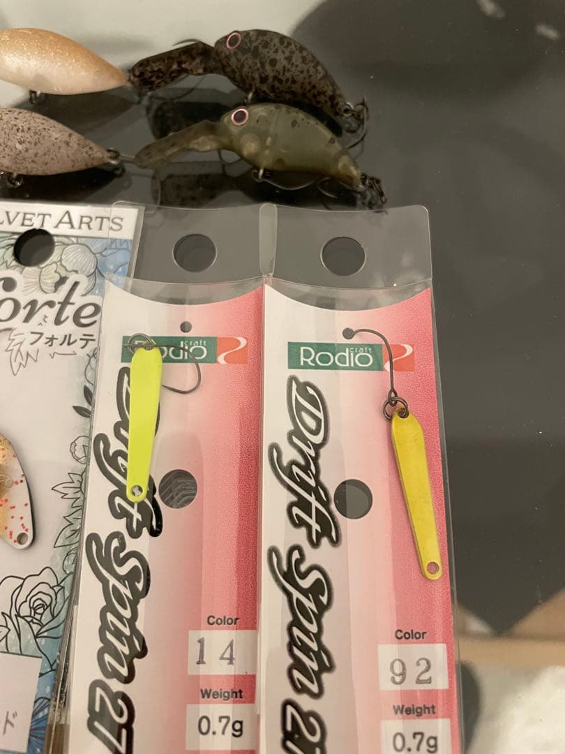 トラウト　ルアーセット　モカ　ドリフトスピン　メロ　ベルベットアーツ　ゴーレム