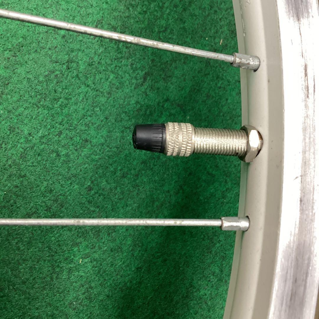 アルミリム　前輪　24x1-3/8 タイヤ付　ハブダイナモ　J2端子　フロント