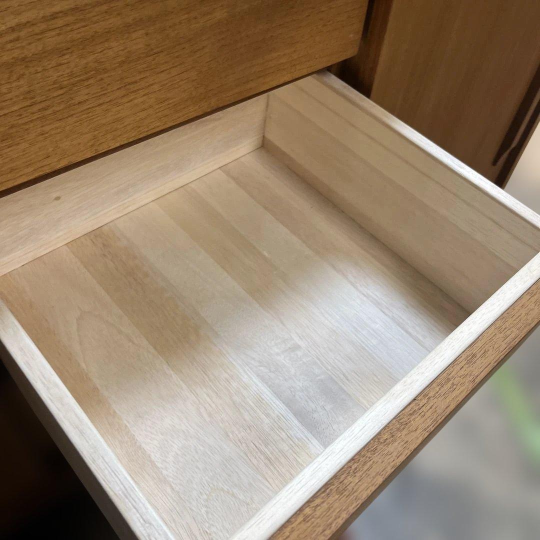 【北欧風】リビングボード◆チーク材◇サイドボード