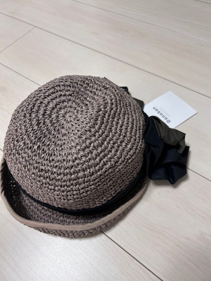 y*o様 【新品未使用】donoban kozue リボンクロッシュハット グレ