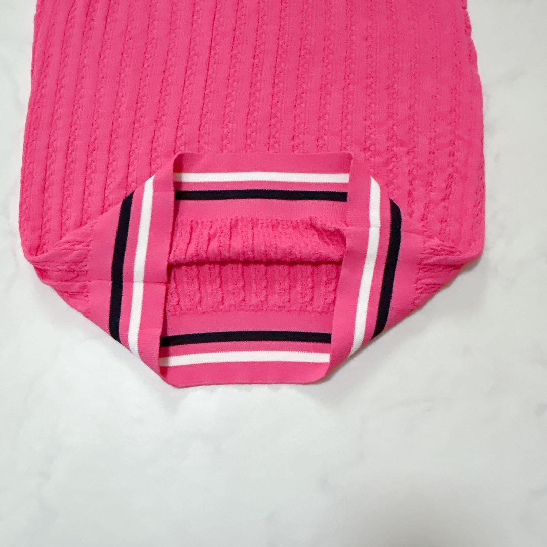 美品 アドミラル Admiral ゴルフベスト ピンク スカート白黒 2点セット