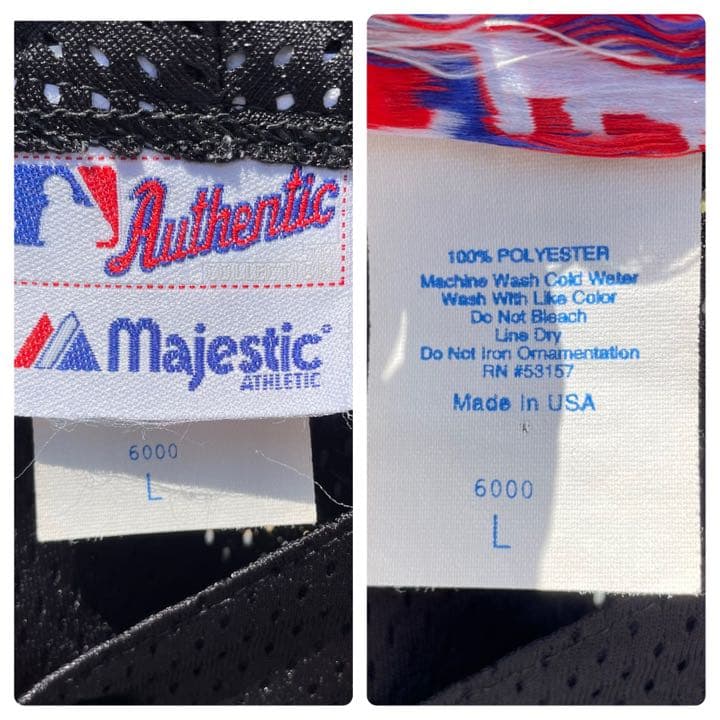 Majestic シンシナティー レッズ USA製 90s~00s ゲームシャツ