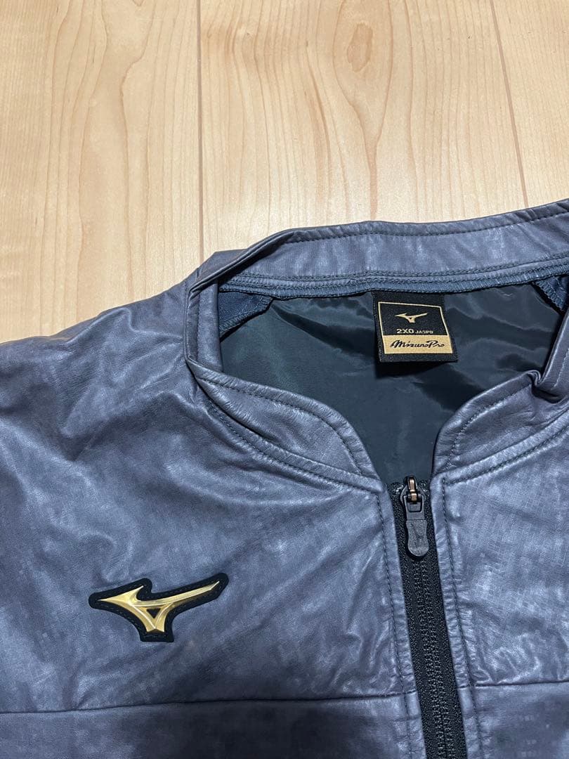 Mizuno ミズノプロ　グレー ジップアップジャケット