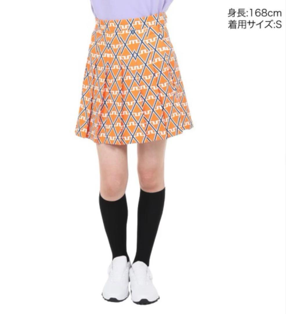 J.LINDEBERG リンドバーグインナーパンツ付き プリーツスカート S