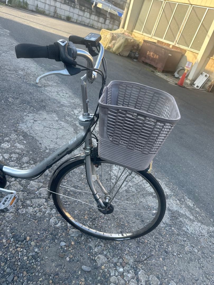 電動アシスト自転車 シティタイプ シルバー