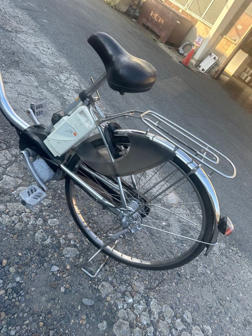 電動アシスト自転車 シティタイプ シルバー