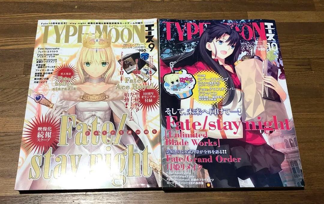 TYPE-MOONエース　10冊セット　カレンダー 3枚　DVD2枚