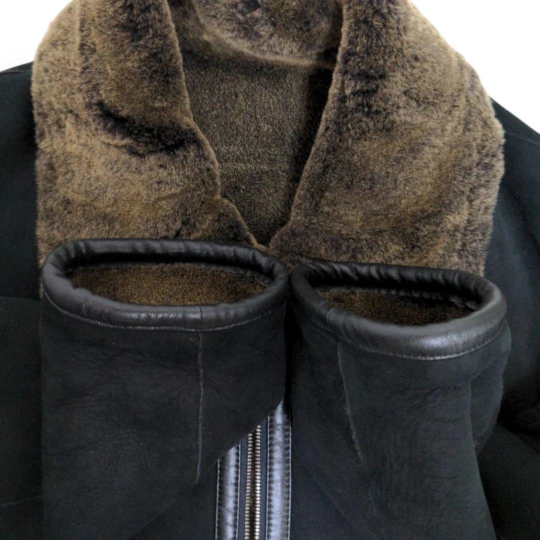 ももさん専用コムサデモードメン　黒スエードジャケット ダブルムートン　新品未使用