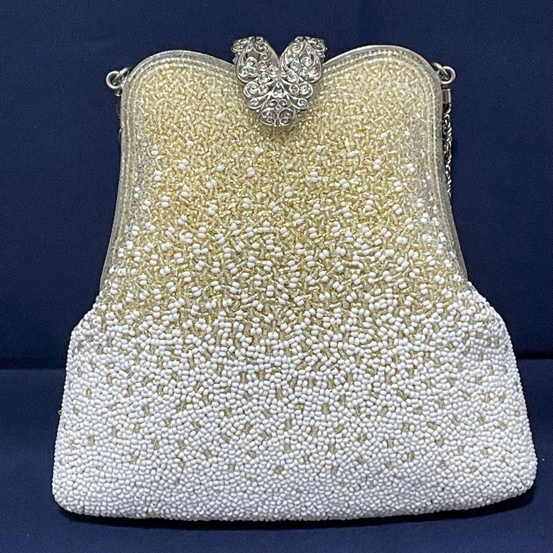 ビーズバッグ　いづみ屋　ハンドバッグ　パーティーバッグ　FB-248