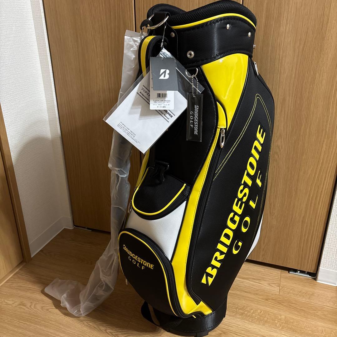 BRIDGESTONE キャディバッグ ブラック/イエロー