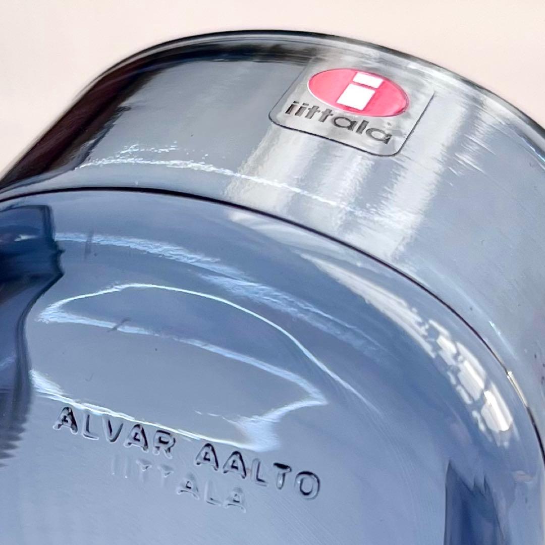 【廃盤カラー】イッタラ アアルトボウル13.6㎝ ブルーベリーブルー シール有