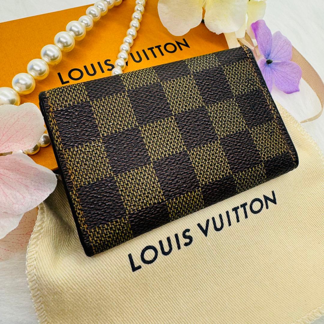 LOUIS VUITTON ルイヴィトン ダミエ 6連キーケース 美品✨