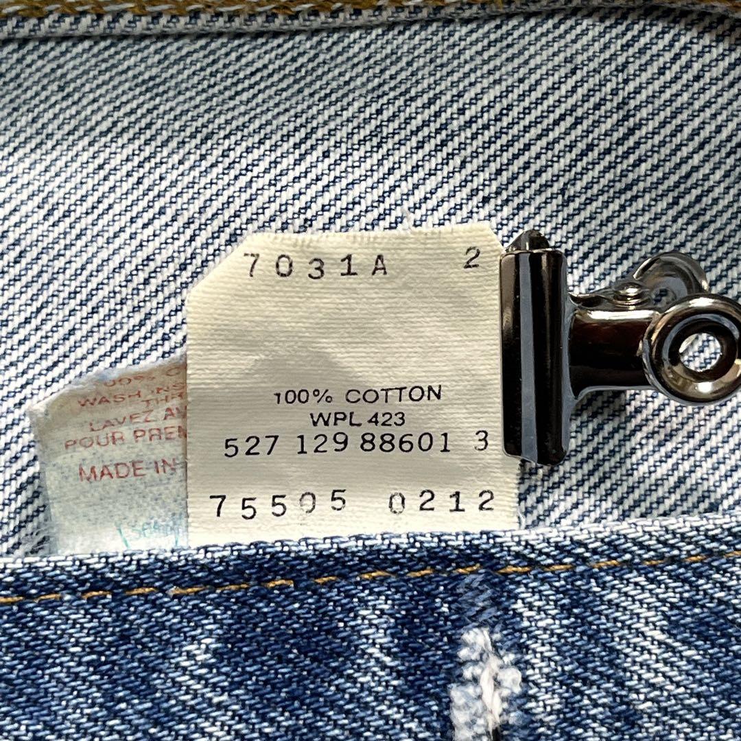 80s リーバイス 75505 USA製 Ｇジャン デニム38 7944
