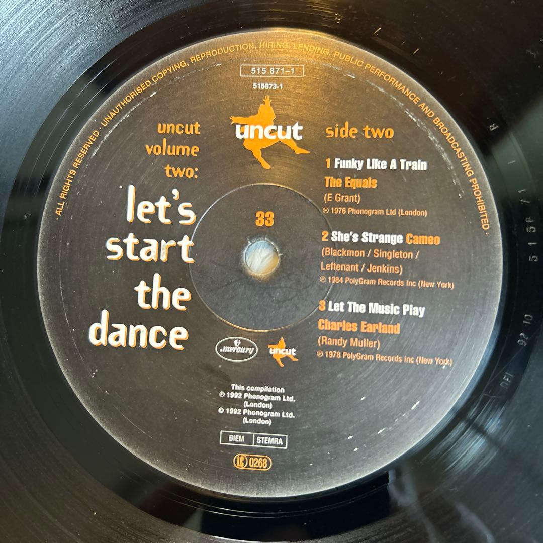 洋楽 Uncut Volume Two: Let's Start The Dance