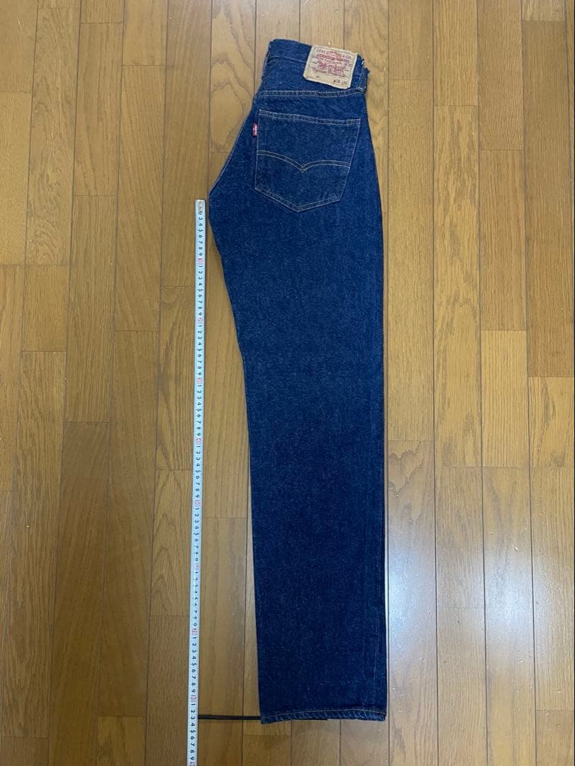 LEVI’S 501 USA製110周年モデル／555バレンシア／濃紺／w28