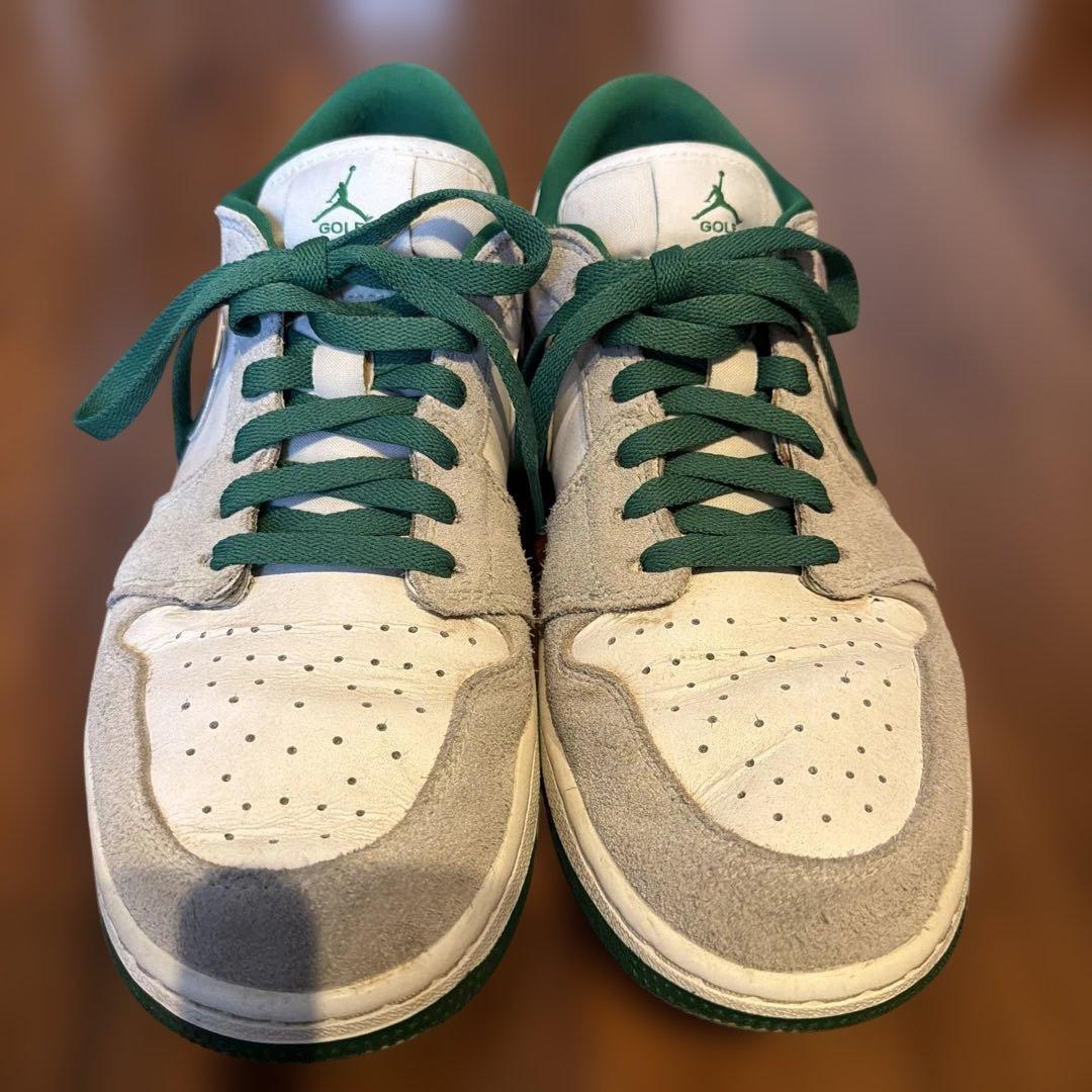 Nike Air Jordan 1 LOW G ホワイト/グリーン